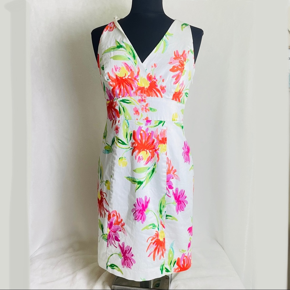 Tommy Hilfiger Women’s Floral Halter Pencil Dress Size 8 Short Knee Length
